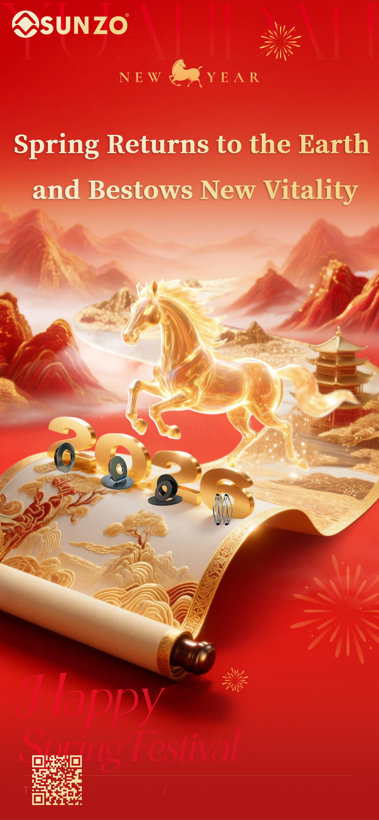 Spring Returns to the Earth and Bestows New Vitality-