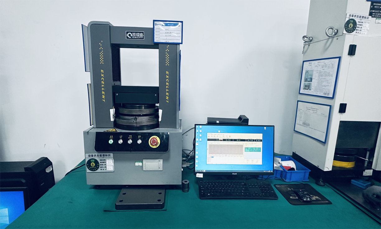 Spring-specific force measuring machine