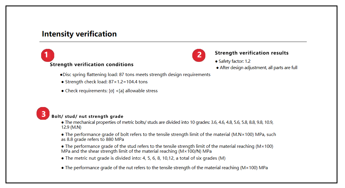 Strength verification